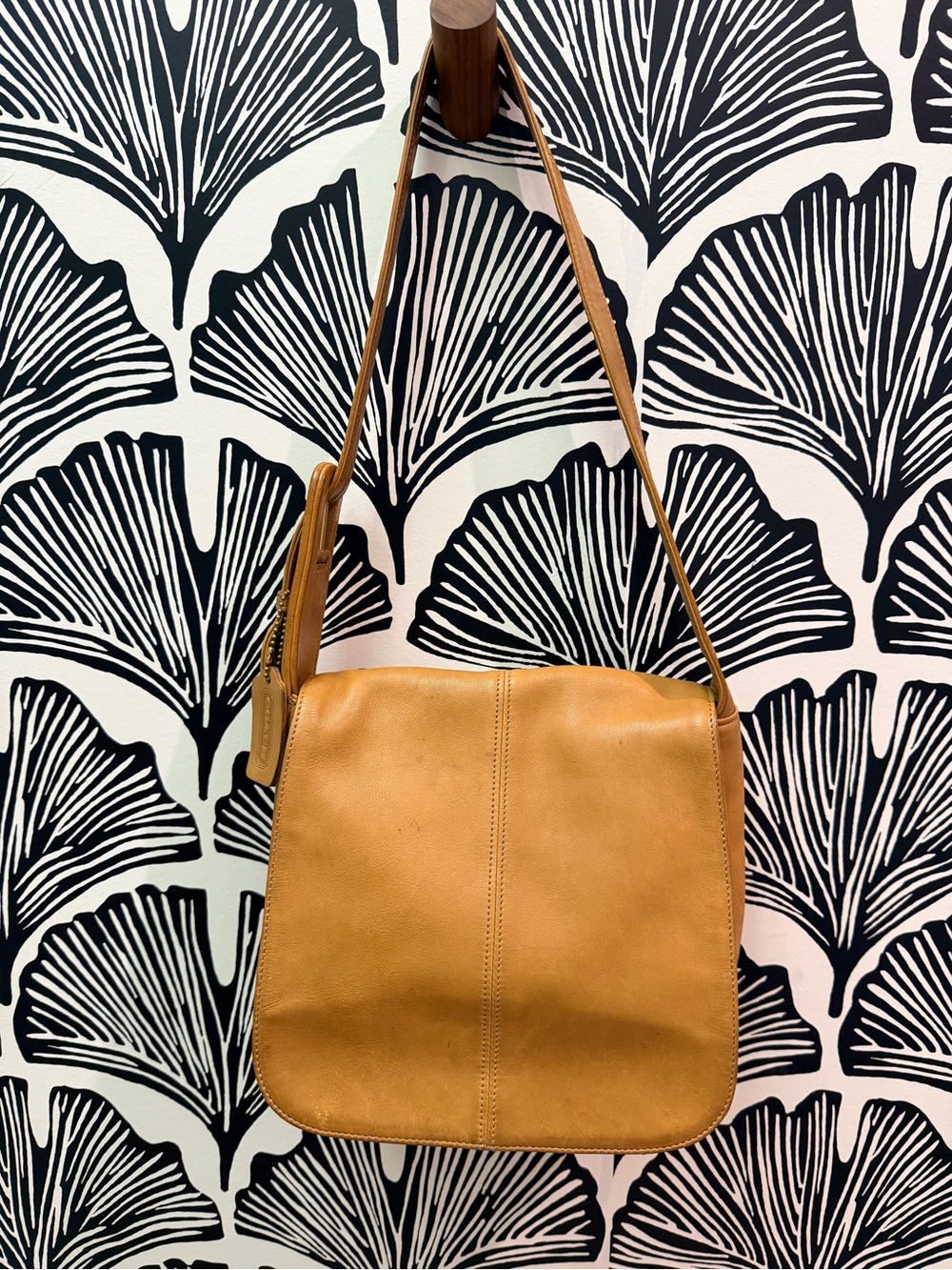 Vintage Coach Flatiron Flap Shoulder Bag